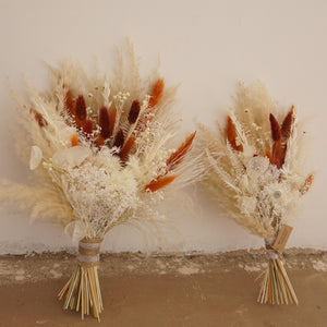 Boho Style Dried flower wedding bouquet，bride bouquet