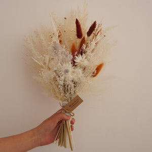 Boho Style Dried flower wedding bouquet，bride bouquet