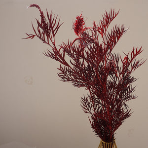 Red color preserved flower