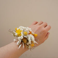 yellow color brideand bridesmaid bouquet