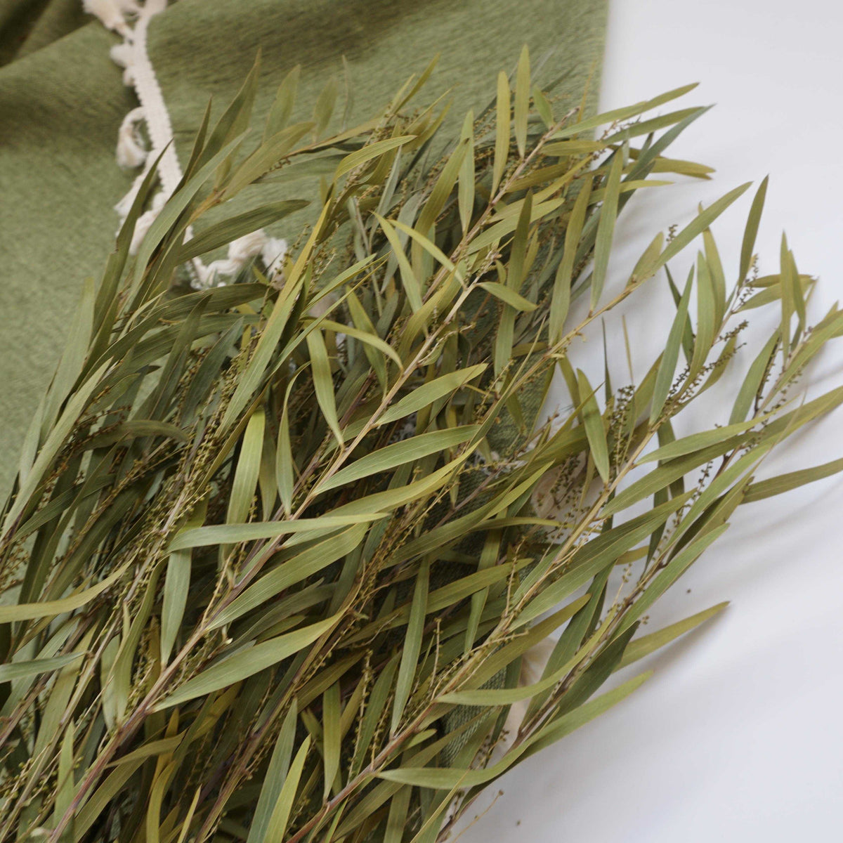 green color dried flower materials home decor