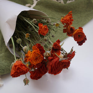 Dried flower orange flower ,home decor materials,