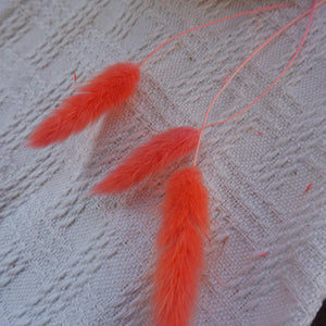 Deep pink bunny tails