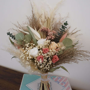 Dried flower bouquet, dried flower wedding .wedding bouquet,pampas grass decor,bride bouquet .boho style decor