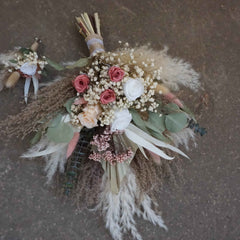 Dried flower bouquet, dried flower wedding .wedding bouquet,pampas grass decor,bride bouquet .boho style decor