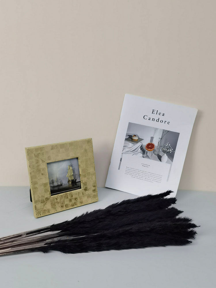 15 stems colorful feathers natural dried reeds  dried flower bouquet small pampas. -PAMPAS grass wholesale and dried flowers wholesale near me