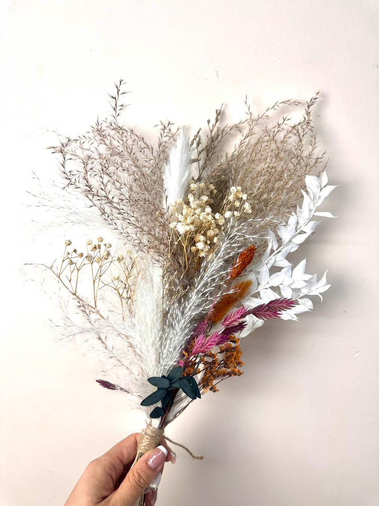 Wedding bouquet, bridal bouquet, bridal accessories, dried flowers, winter/fall wedding flowers, preserved roses -PAMPAS grass wholesale and dried flowers wholesale near me
