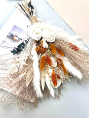 Wedding bouquet, bridal bouquet, bridal accessories, dried flowers, winter/fall wedding flowers, preserved roses -PAMPAS grass wholesale and dried flowers wholesale near me
