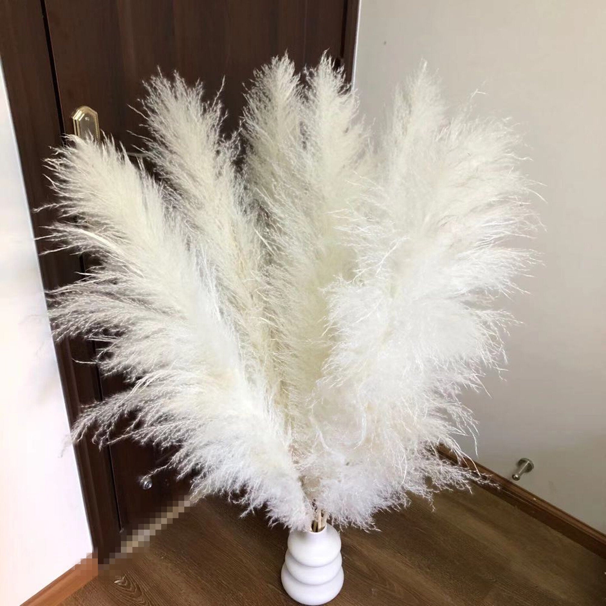 PAMPAS GRASS  35''- over100000 stems White  Dried Pampas Plant Decor, Pampas Wedding Decor Bouquet, Boho Bohemian Wedding Flower -PAMPAS grass wholesale and dried flowers wholesale near me